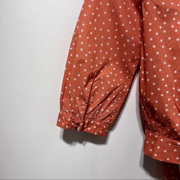 Madewell Star Scatter Wrap Blouse Size XS - Picture 9 of 11